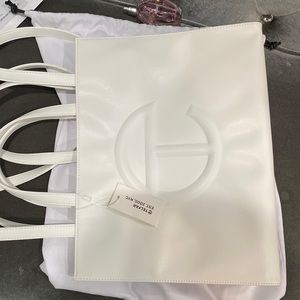 Brand new never been worn White Medium sized Telfar Bag